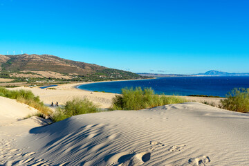 Valdevaqueros Dune on sunset, Gibraltar Strait, Spain  © Olga Biliak