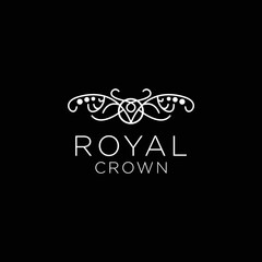  Royal vector logo symbol template flat vector