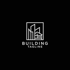 Building logo for construction logo icon design 