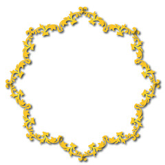 Frame in vintage style with ornament elements, art, pattern, background, texture, template Vector illustration eps 10, Art.