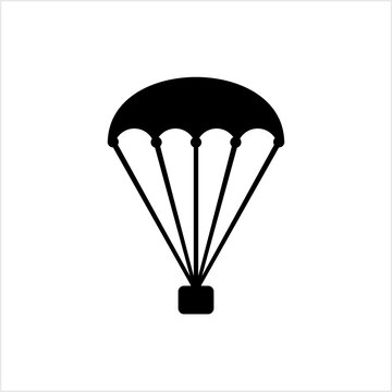 recommend clip art: Parachute Icon, Air Drag Device Icon