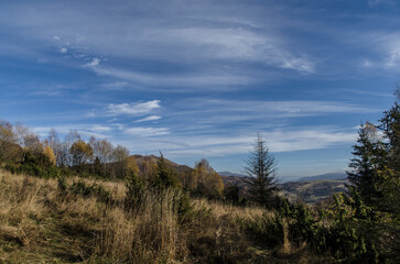 bieszczady, panorama, 
