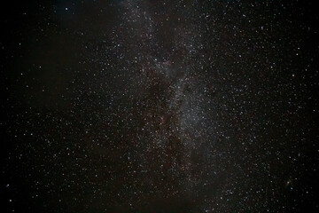 incredible starry sky while traveling