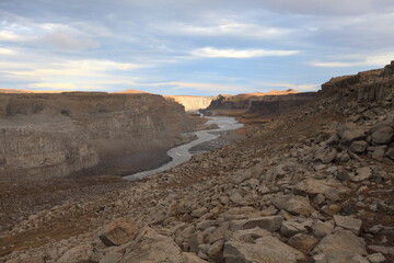 Detifoss - the most powerful in Europe, Iceland 
