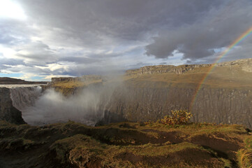 Detifoss - the most powerful in Europe, Iceland 