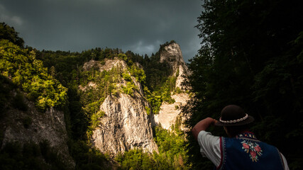 Poland - Pieniny mountains View from Dunajec river