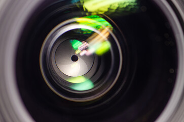 Camera lens details Soft Focus