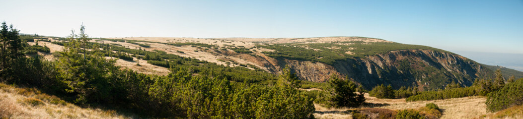 Poland - View of the Sniezka mountain