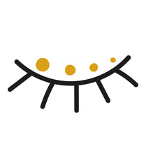 Evil eye mascot. Evil eye, Hamsa, Hand of Fatima, Eye of Providence. Vector illustrations of amulets. Freehand drawing style. Isolated on white