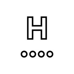 morse code letter ,icon,design,flat,style,trendy,collection