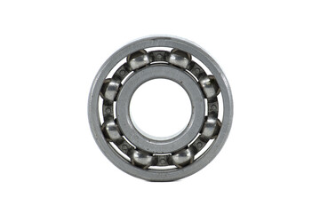 Ball bearing over transparent background