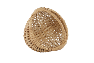 Wicker basket for harvesting and storage