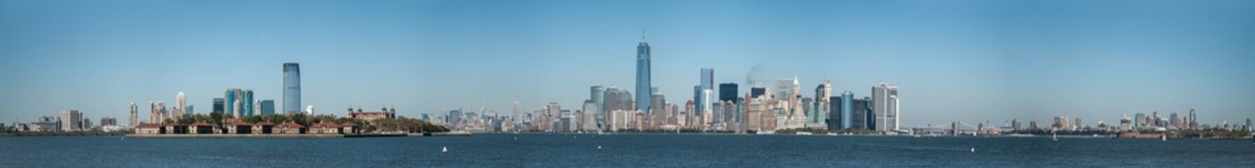 Fototapeta na wymiar New York City skyline view 