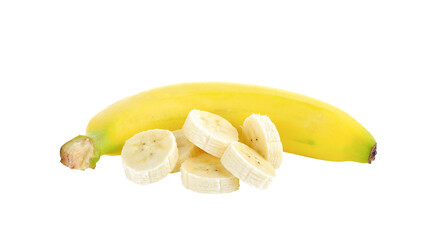 Banana on transparent png © dasuwan