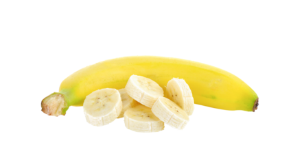 Banana on transparent png