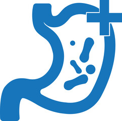 Probiotics or vitamins icon, natural health product symbol vector