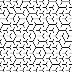  Hexagonal Maze pattern abstract illustration