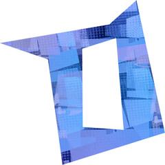 Abstract transparent grunge texture element.