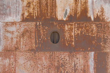 錆びた扉の表面（素材）
