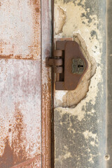 錆びた南京錠