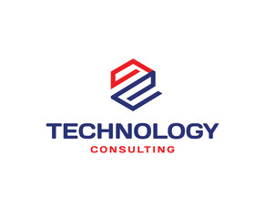 Abstract Shape Technology Business Logo Design Template.eps