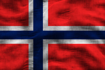 Fototapeta premium National flag of Bouvet islandBackground with flag of Bouvet island