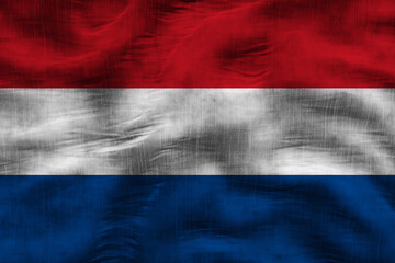 National flag of Netherlands. Background  with flag  of Netherlands.