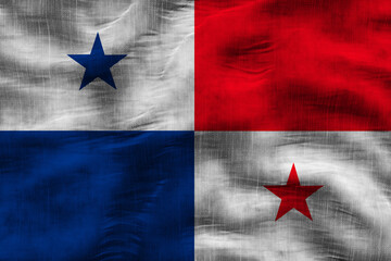 National flag of Panama. Background  with flag of Panama.