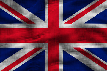 National flag of United Kingdom. Background  with flag  of United Kingdom.