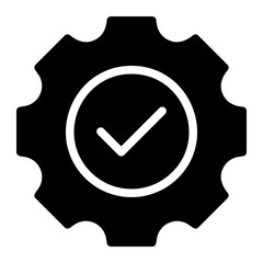 gear glyph icon