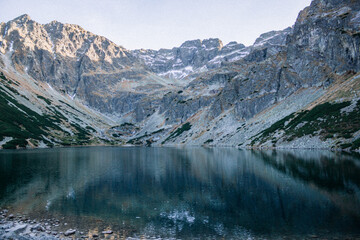 Lake in the Tatry National Park, Poland.