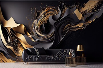 Abstract paint texture art. Natural luxury. 
