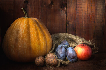 pumpkin and other fruits