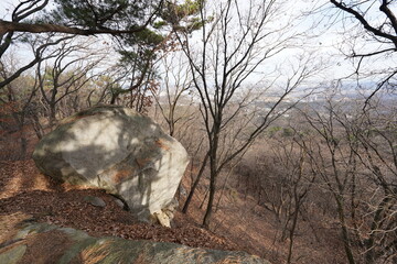 韓国　ソルボン公園の風景(イチョン)
