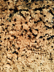 Background and texture of old stoned wall