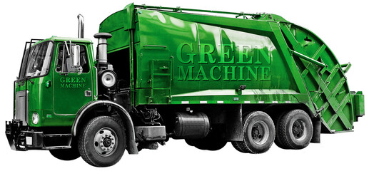 Green Machine Garbage Truck