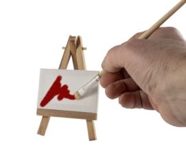 paint a miniature miniature canvas