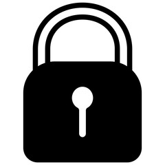 padlock icon illustration