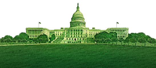 U.S. Capitol Building from the Fifty Dollar Bill