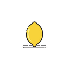 lemon logo icon vector illustration design