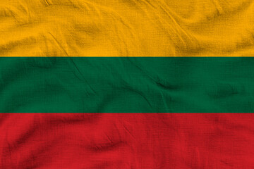 National flag  of Lithuania. Background  with flag of Lithuania.