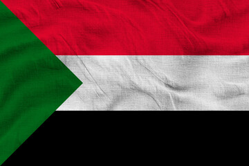 National flag  of Sudan. Background  with flag  of Sudan