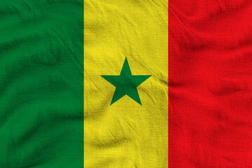 National flag of  Senegal Background  with flag of Senegal