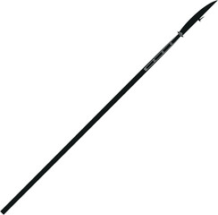 Single black glaive flat vector illustration