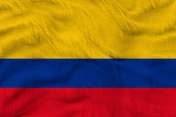National flag of Colombia. Background  with flag  of Colombia