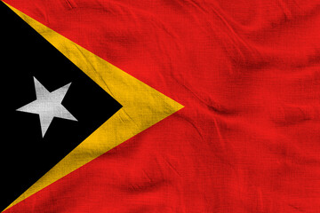 National flag of East Timor. Background  with flag o of East Timor.