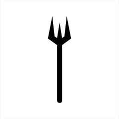 Classic simple spear logo design.