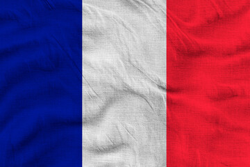National Flag of France. Background  with flag  of France