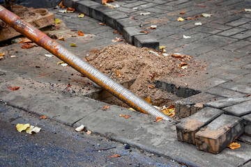 Trenchless laying of communications, water pipes and fiber optic with horizontal directional...