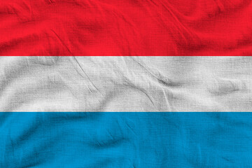 National flag of Luxembourg. Background  with flag  of Luxembourg